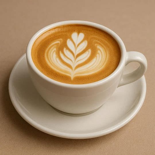 Flat White Six Ounces Coffee